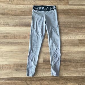 Nike Pro Gray Yoga Pants